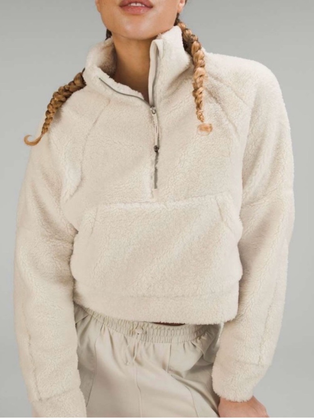 Lululemon Sherpa Half Zip Hoodie. Size XS/S - Picture 2 of 16